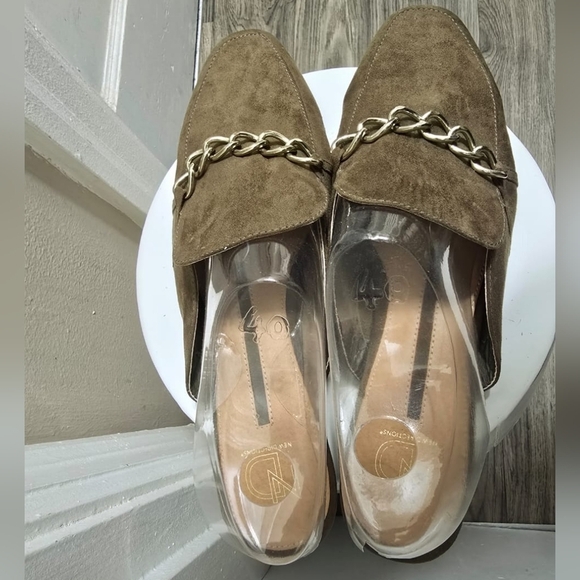 New Directions Suede Olive Green Clog Mules Sandal Women's Size 10 🌴 - Picture 5 of 9